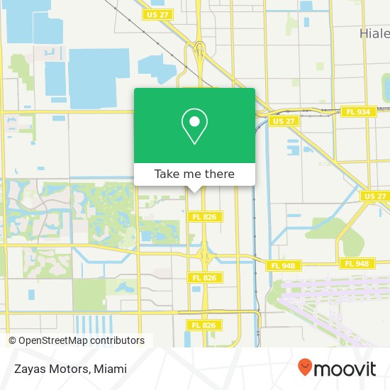 Mapa de Zayas Motors