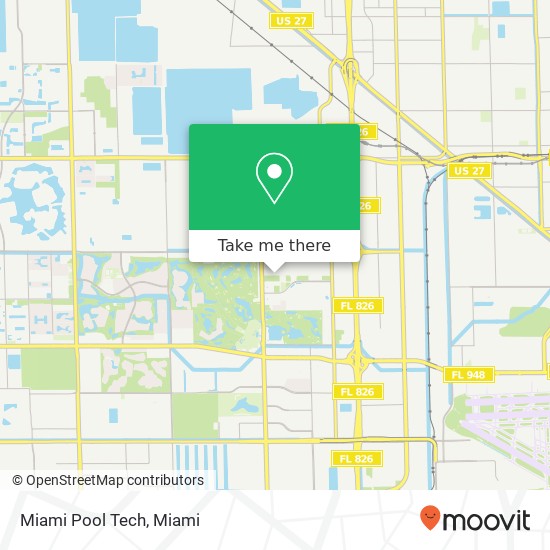 Miami Pool Tech map