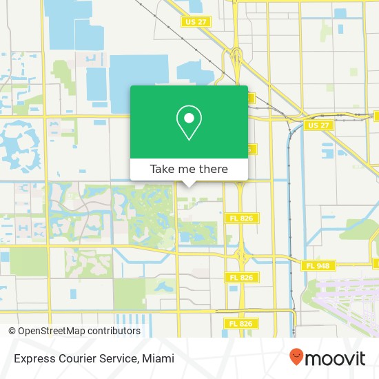 Express Courier Service map