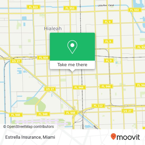 Estrella Insurance map