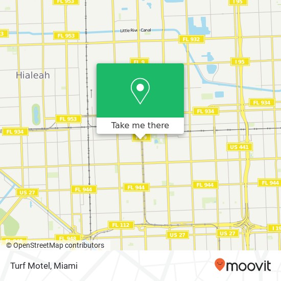 Turf Motel map