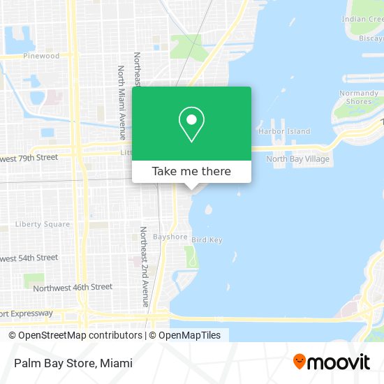 Mapa de Palm Bay Store