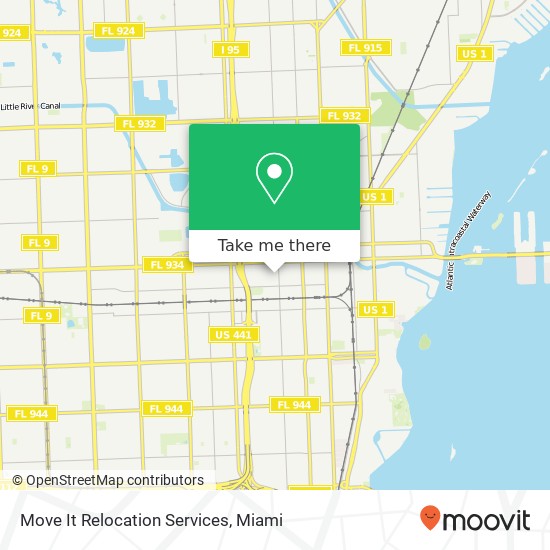 Move It Relocation Services map