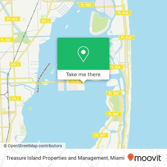 Mapa de Treasure Island Properties and Management