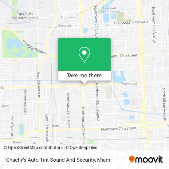 Chachy's Auto Tint Sound And Security map