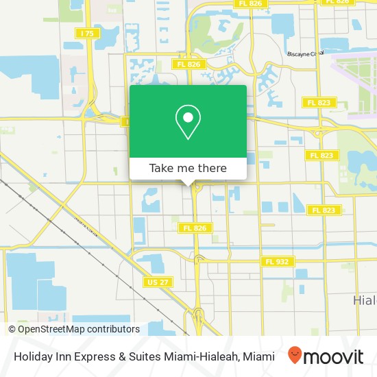 Mapa de Holiday Inn Express & Suites Miami-Hialeah