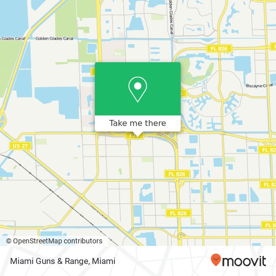 Mapa de Miami Guns & Range