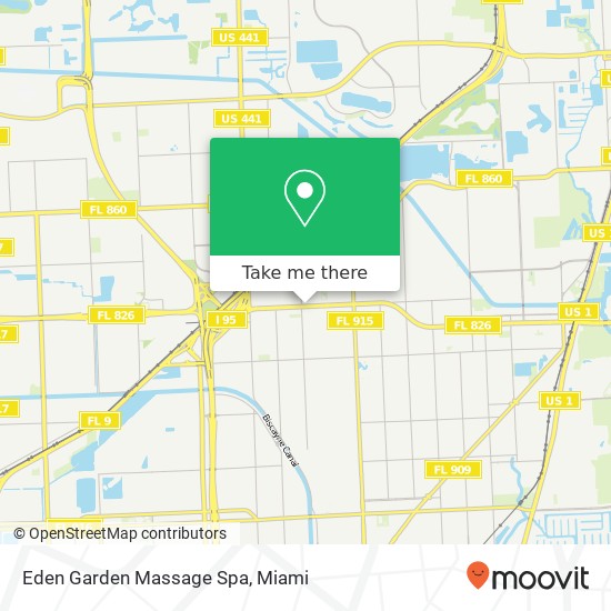Eden Garden Massage Spa map