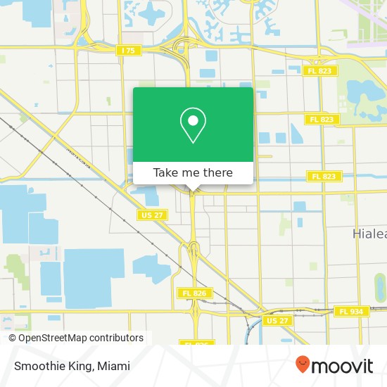 Smoothie King map