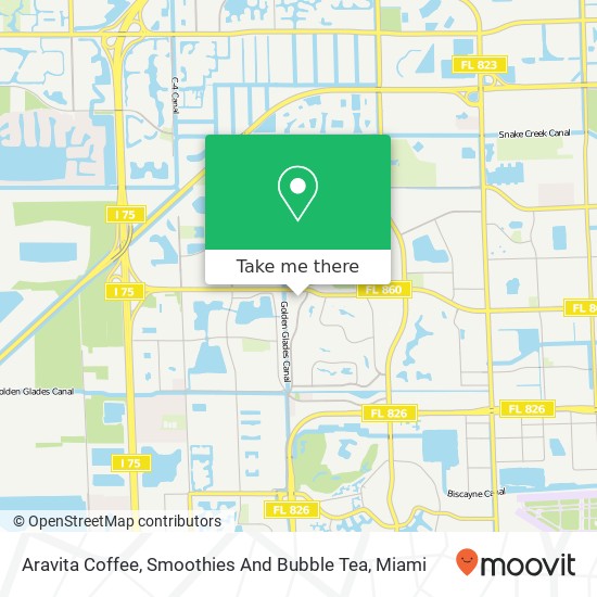 Aravita Coffee, Smoothies And Bubble Tea map
