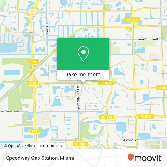 Mapa de Speedway Gas Station