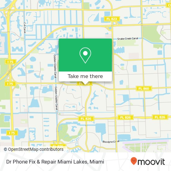 Mapa de Dr Phone Fix & Repair Miami Lakes