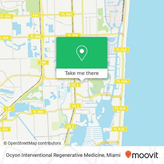 Ocyon Interventional Regenerative Medicine map