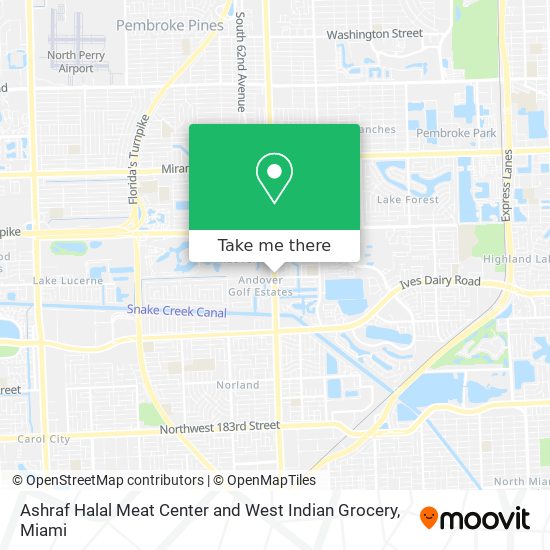 Ashraf Halal Meat Center and West Indian Grocery map