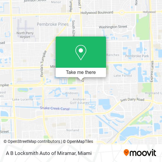 Mapa de A B Locksmith Auto of Miramar