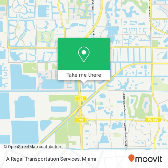 A Regal Transportation Services map