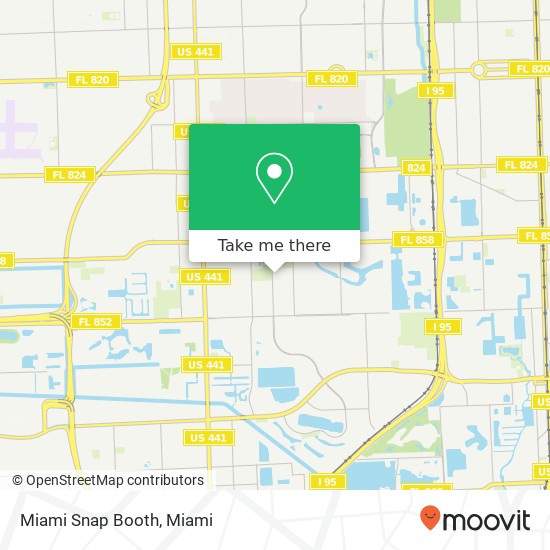 Mapa de Miami Snap Booth