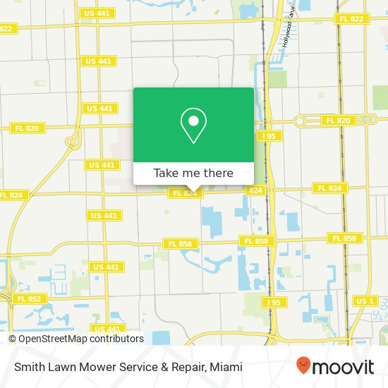 Mapa de Smith Lawn Mower Service & Repair