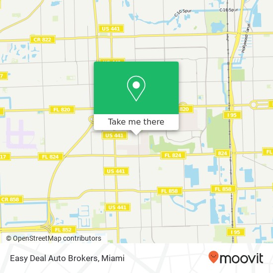 Easy Deal Auto Brokers map