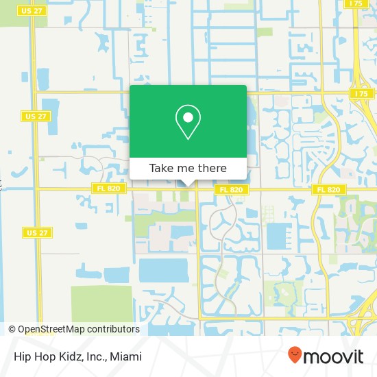 Hip Hop Kidz, Inc. map