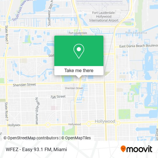 WFEZ - Easy 93.1 FM map