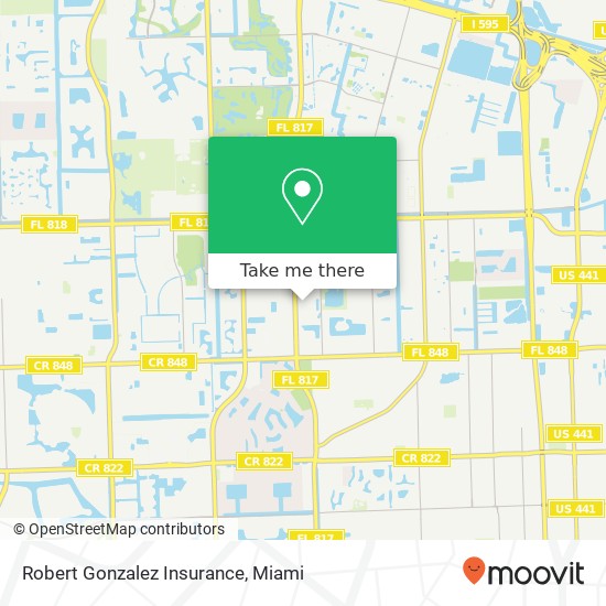 Robert Gonzalez Insurance map
