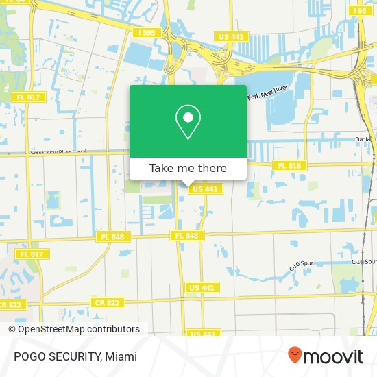 Mapa de POGO SECURITY