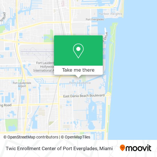 Mapa de Twic Enrollment Center of Port Everglades