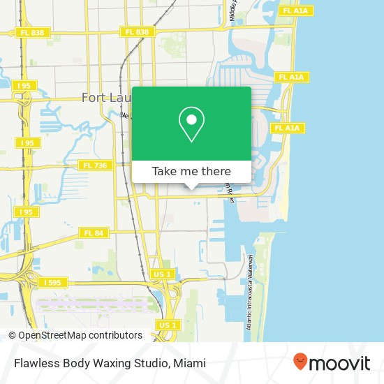 Flawless Body Waxing Studio map