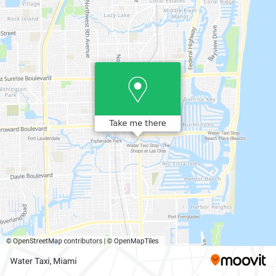 Water Taxi Fort Lauderdale Map How To Get To Water Taxi In Fort Lauderdale By Bus Or Train?