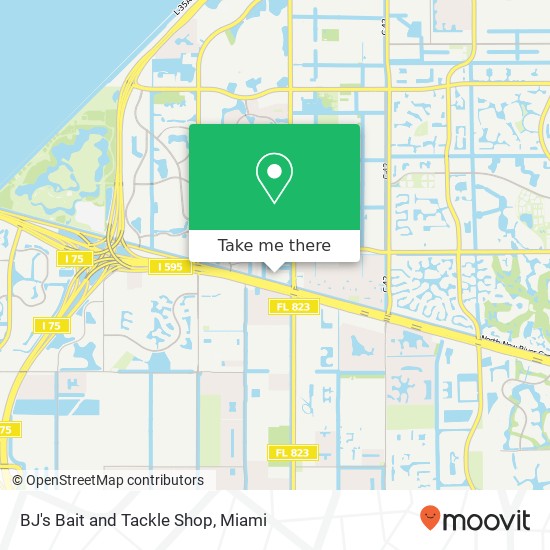 Mapa de BJ's Bait and Tackle Shop