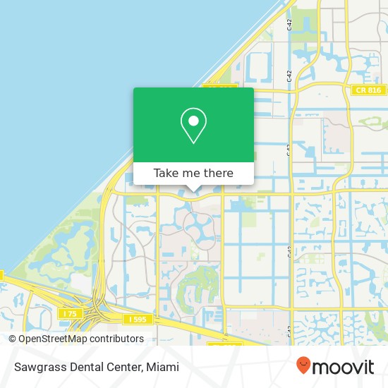 Sawgrass Dental Center map