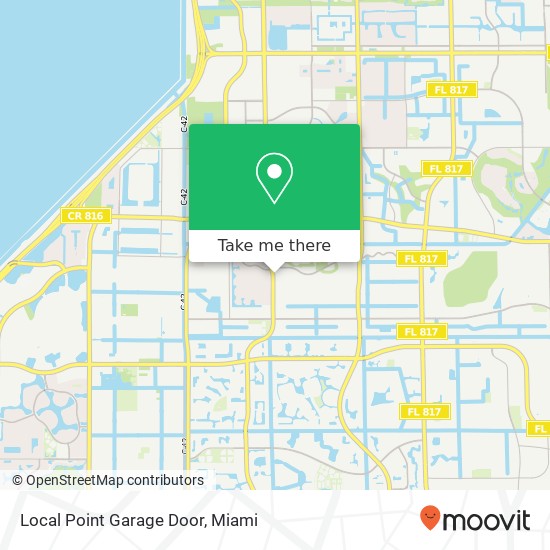 Local Point Garage Door map