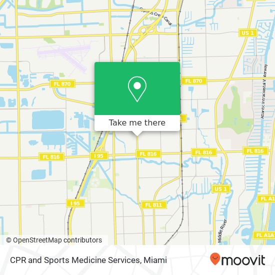 Mapa de CPR and Sports Medicine Services