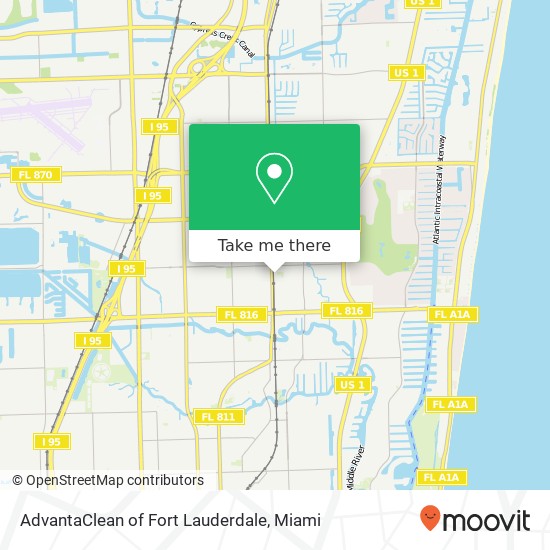 Mapa de AdvantaClean of Fort Lauderdale