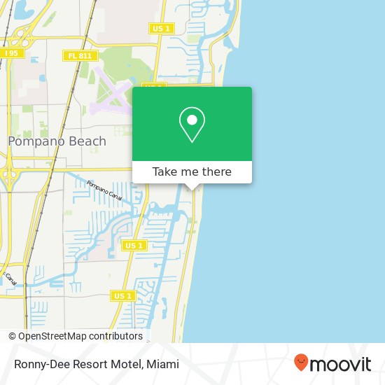 Ronny-Dee Resort Motel map