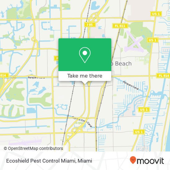 Ecoshield Pest Control Miami map