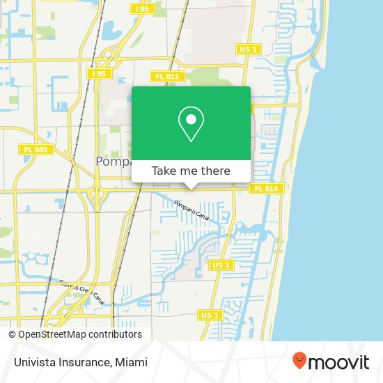 Mapa de Univista Insurance