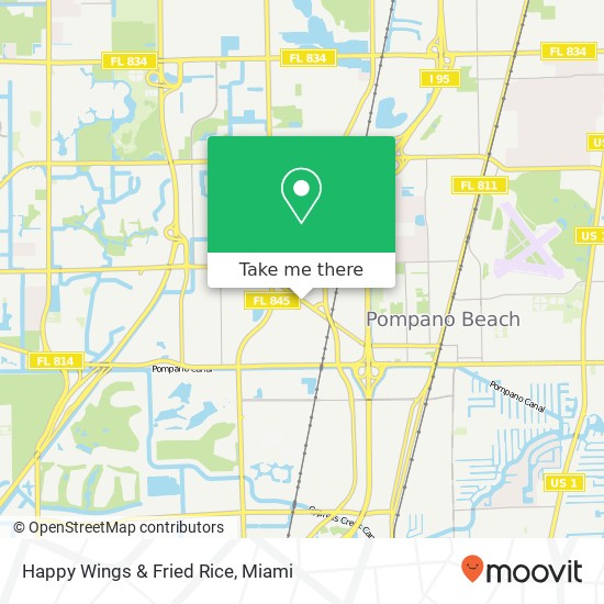 Happy Wings & Fried Rice map