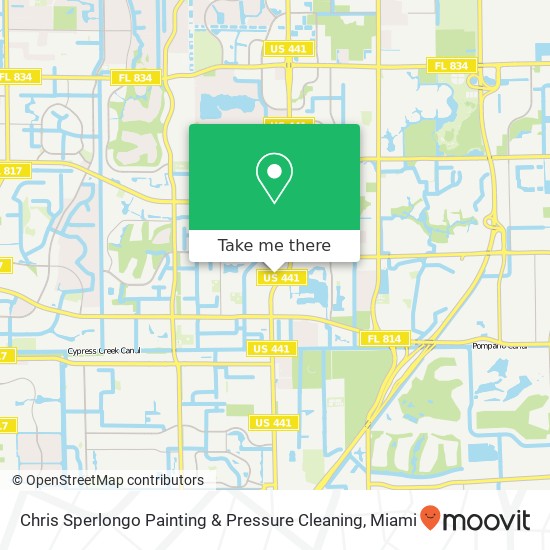 Mapa de Chris Sperlongo Painting & Pressure Cleaning
