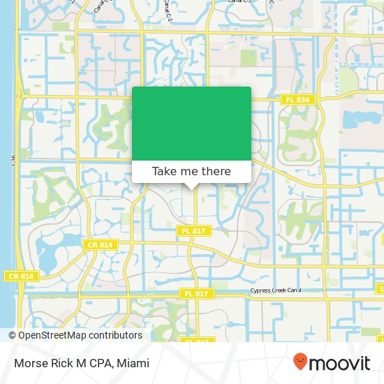 Morse Rick M CPA map