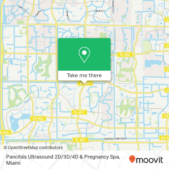Mapa de Pancita's Ultrasound 2D / 3D / 4D & Pregnancy Spa