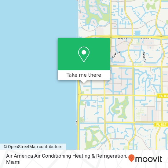 Air America Air Conditioning Heating & Refrigeration map