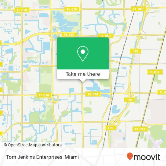 Mapa de Tom Jenkins Enterprises