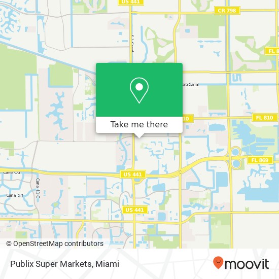 Publix Super Markets map