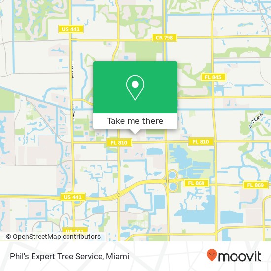 Mapa de Phil's Expert Tree Service