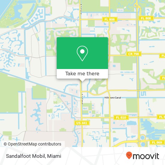 Sandalfoot Mobil map