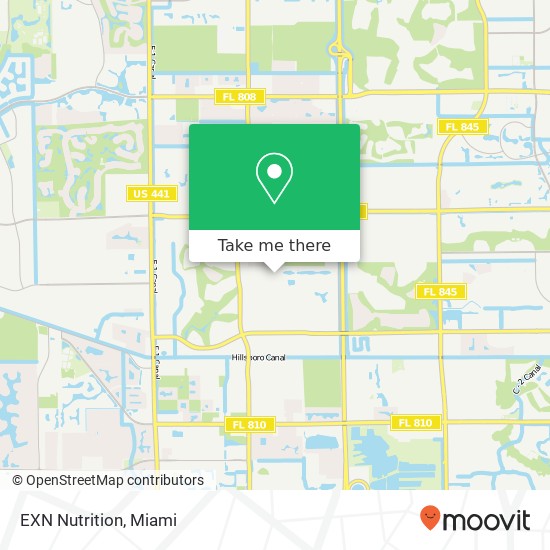 EXN Nutrition map