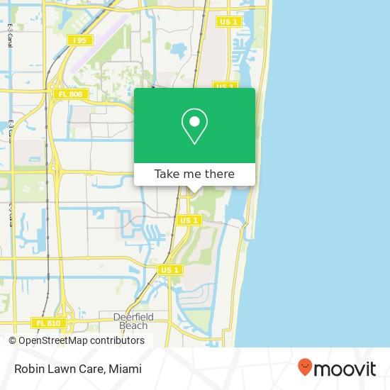 Robin Lawn Care map