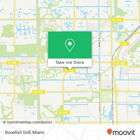 Mapa de Bonefish Grill